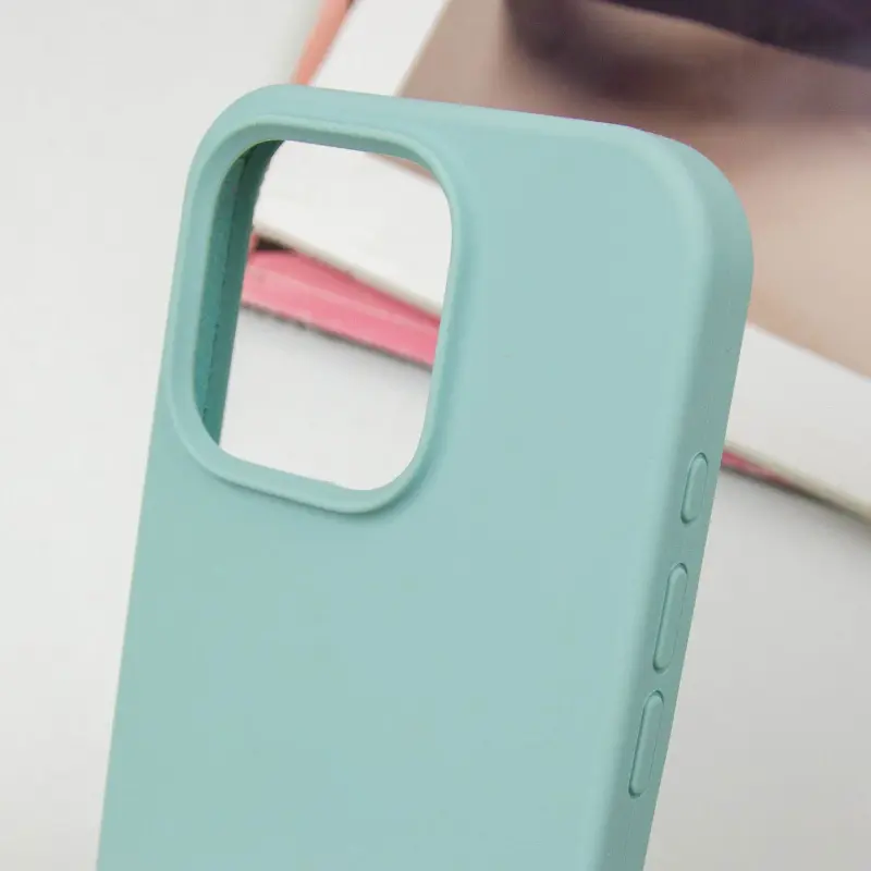 Чохол Silk Full Protective (AA) NO LOGO для Apple iPhone 16 Pro Max (6.9"), Бірюзовий / Beryl 3, Силікон, купити оптом з доставкою