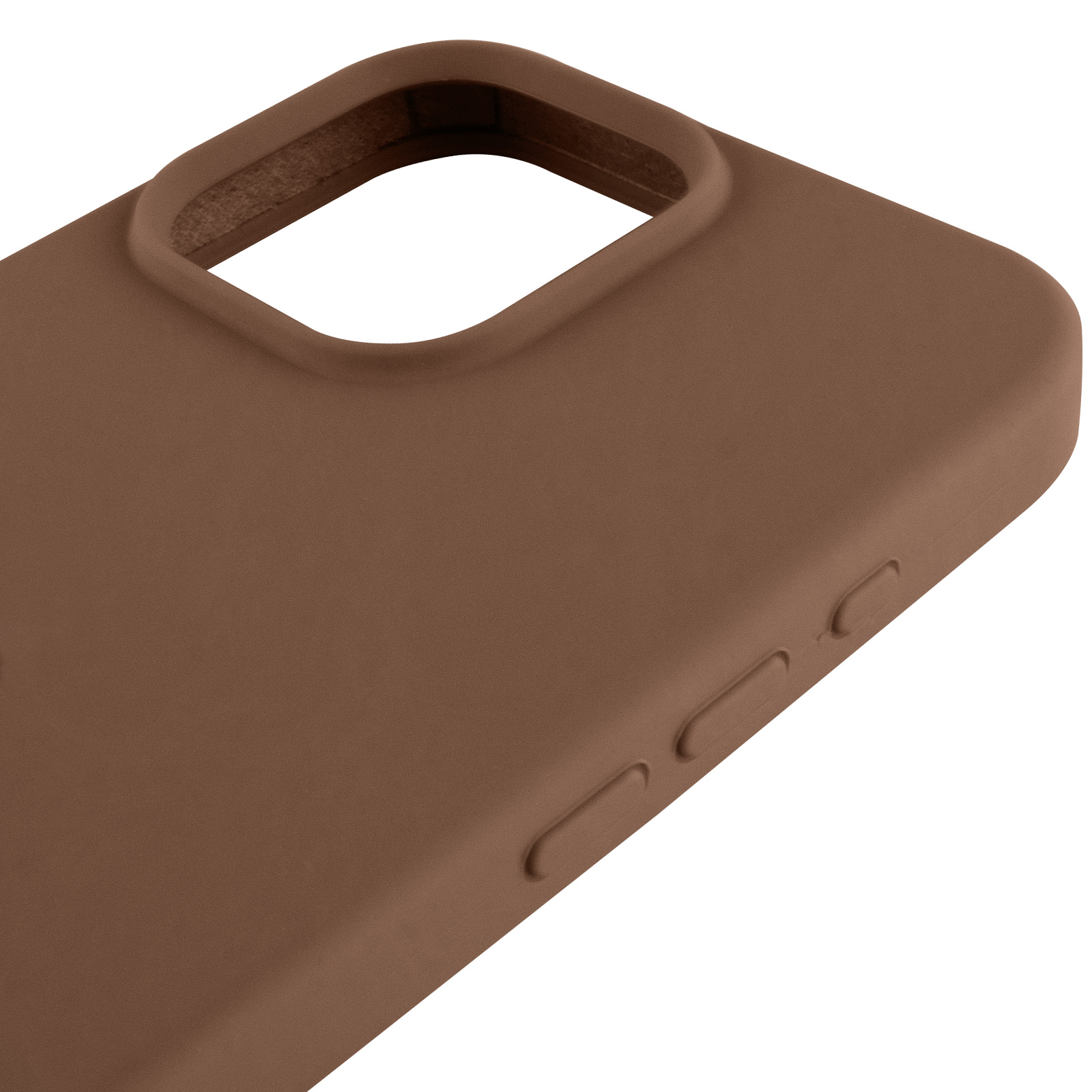 Чехол Silk Full Protective (AA) NO LOGO для Apple iPhone 16 Pro Max (6.9"), Коричневый / Brown 3, Силикон, купить оптом с доставкой