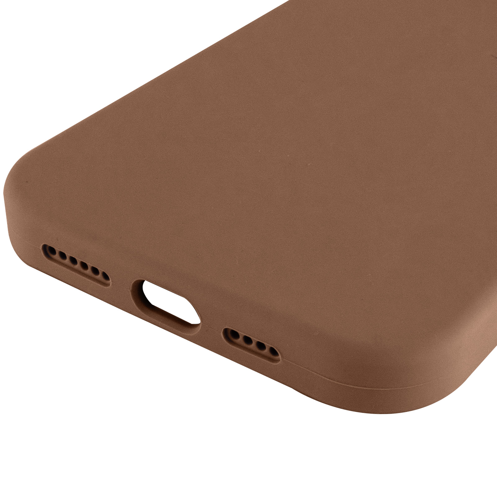 Чехол Silk Full Protective (AA) NO LOGO для Apple iPhone 16 Pro Max (6.9"), Коричневый / Brown 4, Силикон, купить оптом с доставкой