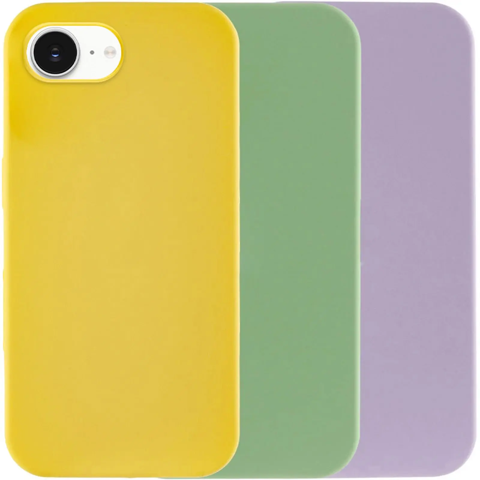 Чехол Silicone Case Full Protective (AA) NO LOGO для Apple iPhone 16e (6.1"), Силикон, купить оптом с доставкой