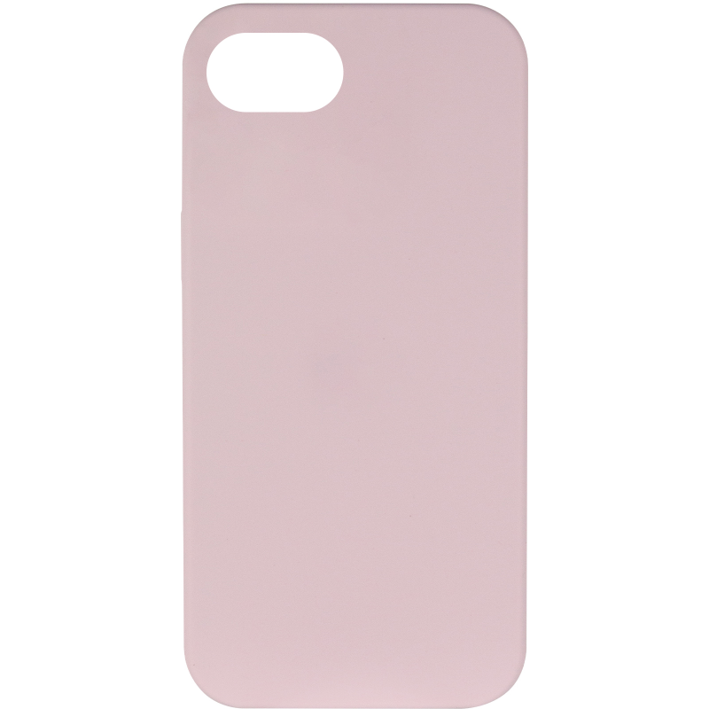 Чехол Silk Full Protective (AA) NO LOGO для Apple iPhone 16e / 17e (6.1"), Розовый / Chalk Pink, Силикон, купить оптом с доставкой
