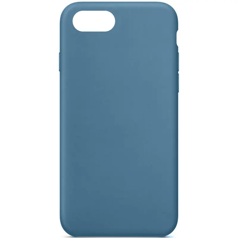 Чехол Silk Full Protective (AA) NO LOGO для Apple iPhone 16e / 17e (6.1"), Синий / Blue Jay, Силикон, купить оптом с доставкой