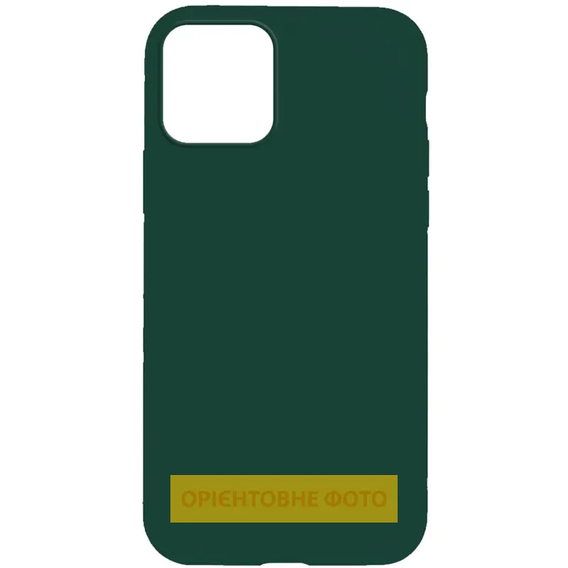 Чехол Silk Full Protective (AA) NO LOGO для Apple iPhone 17 (6.3"), Зеленый / Forest green, Силикон, купить оптом с доставкой
