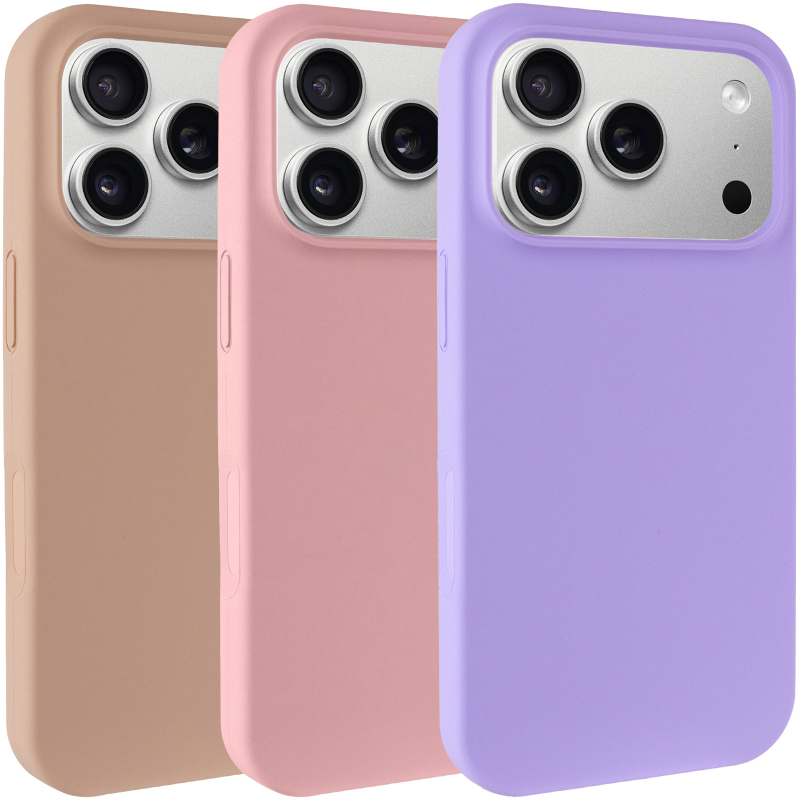 Чехол Silk Full Protective (AA) NO LOGO для Apple iPhone 17 Pro (6.3"), Силикон, купить оптом с доставкой