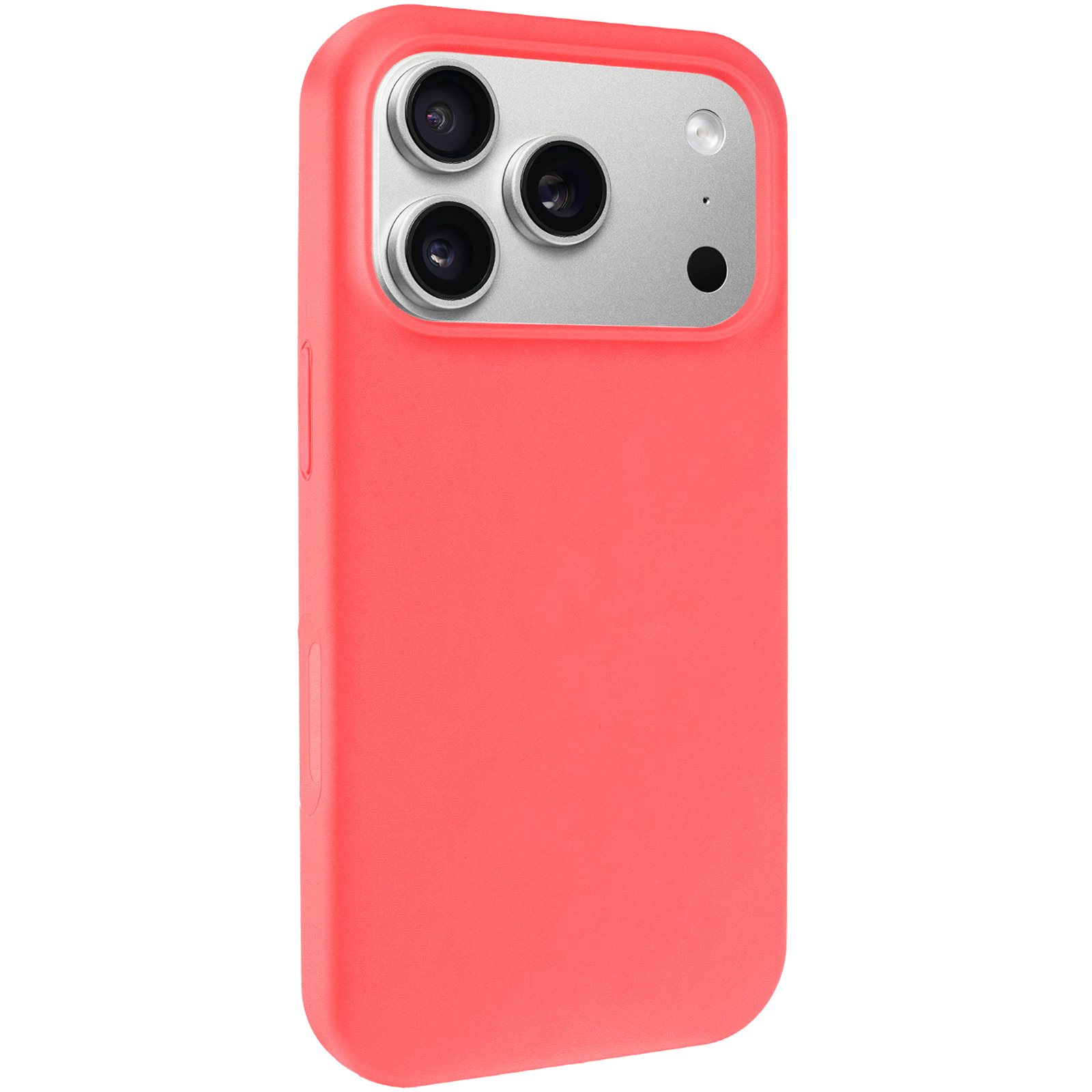 Чехол Silk Full Protective (AA) NO LOGO для Apple iPhone 17 Pro (6.3"), Арбузный / Watermelon red, Силикон, купить оптом с доставкой