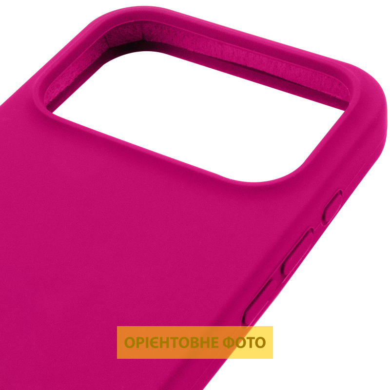 Чехол Silk Full Protective (AA) NO LOGO для Apple iPhone 17 Pro (6.3"), Красный / Rose Red 3, Силикон, купить оптом с доставкой