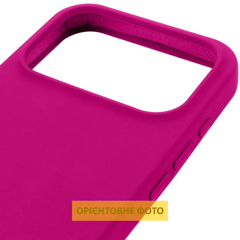 Чехол Silk Full Protective (AA) NO LOGO для Apple iPhone 17 Pro (6.3"), Малиновый / Dragon Fruit 2, Силикон, купить оптом с доставкой