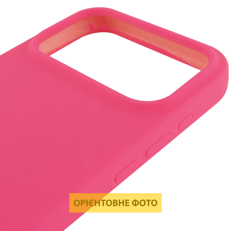 Чехол Silk Full Protective (AA) NO LOGO для Apple iPhone 17 Pro (6.3"), Розовый / Barbie pink 3, Силикон, купить оптом с доставкой