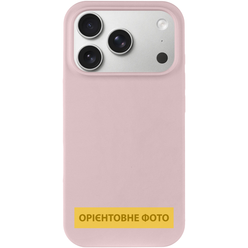 Чехол Silk Full Protective (AA) NO LOGO для Apple iPhone 17 Pro (6.3"), Розовый / Chalk Pink 1, Силикон, купить оптом с доставкой