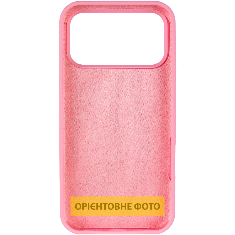 Чехол Silk Full Protective (AA) NO LOGO для Apple iPhone 17 Pro (6.3"), Розовый / Pink 2, Силикон, купить оптом с доставкой