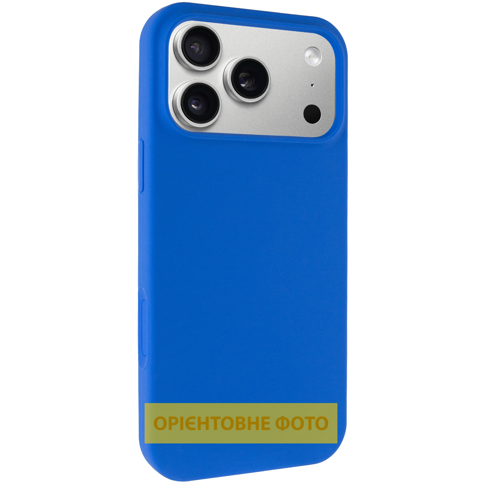Чехол Silk Full Protective (AA) NO LOGO для Apple iPhone 17 Pro (6.3"), Синий / Capri Blue, Силикон, купить оптом с доставкой