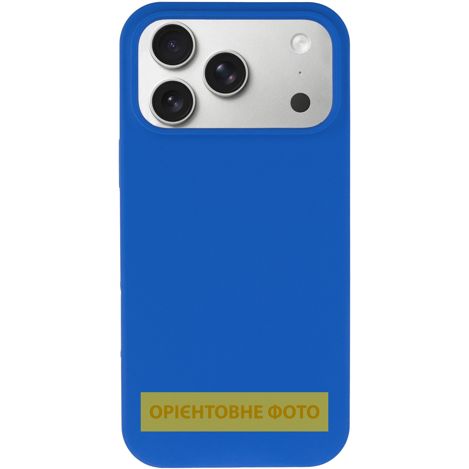 Чехол Silk Full Protective (AA) NO LOGO для Apple iPhone 17 Pro (6.3"), Синий / Capri Blue 1, Силикон, купить оптом с доставкой