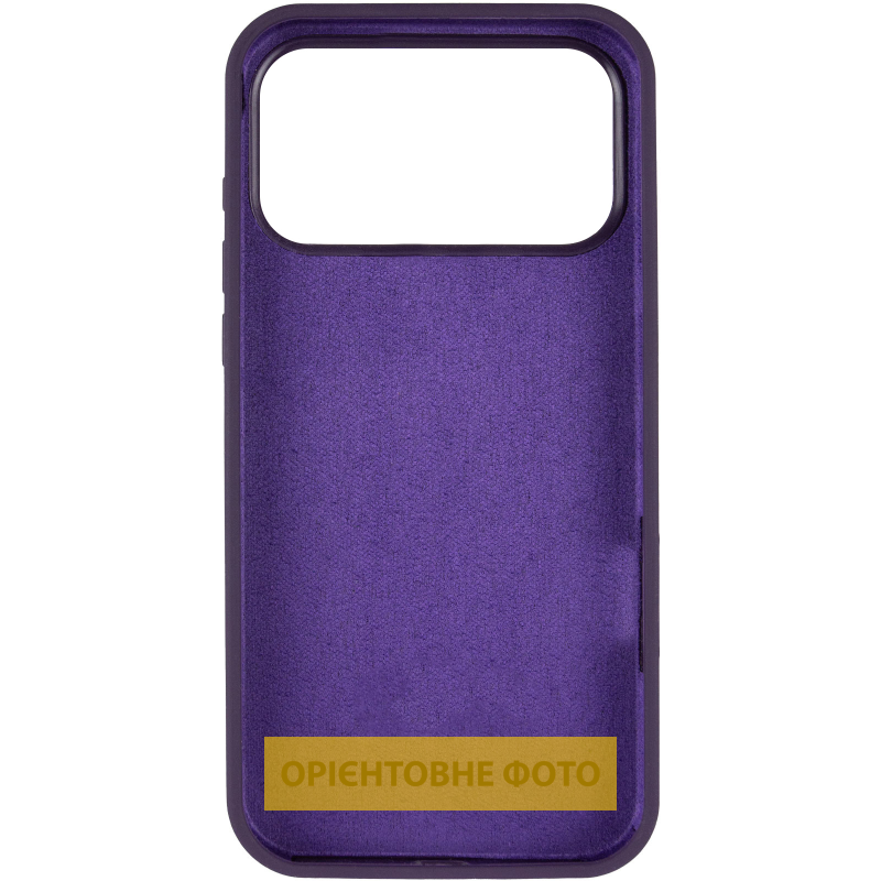 Чехол Silk Full Protective (AA) NO LOGO для Apple iPhone 17 Pro (6.3"), Фиолетовый / Elderberry 2, Силикон, купить оптом с доставкой