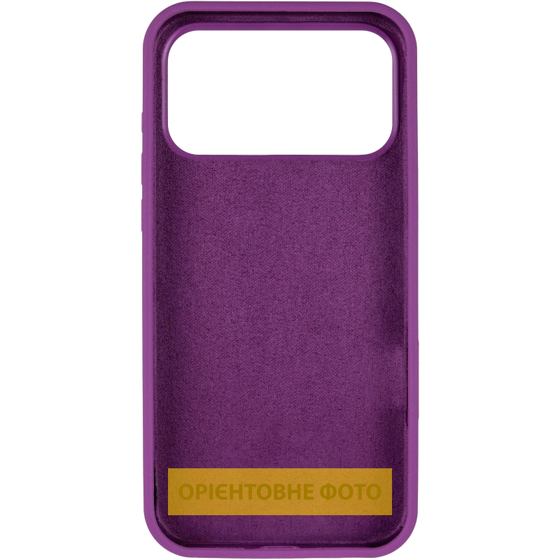 Чехол Silk Full Protective (AA) NO LOGO для Apple iPhone 17 Pro (6.3"), Фиолетовый / Grape 2, Силикон, купить оптом с доставкой