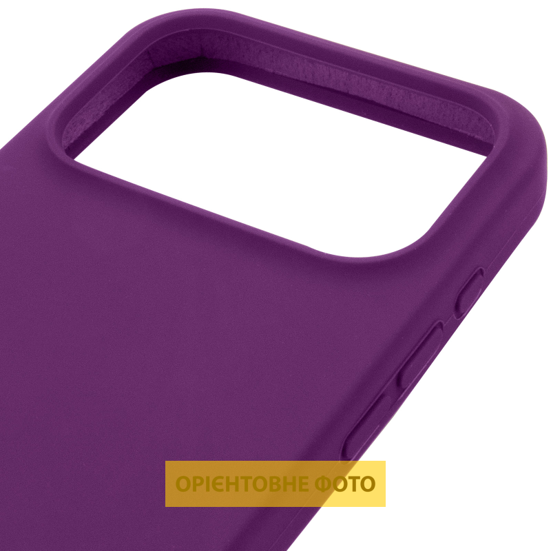 Чехол Silk Full Protective (AA) NO LOGO для Apple iPhone 17 Pro (6.3"), Фиолетовый / Grape 3, Силикон, купить оптом с доставкой
