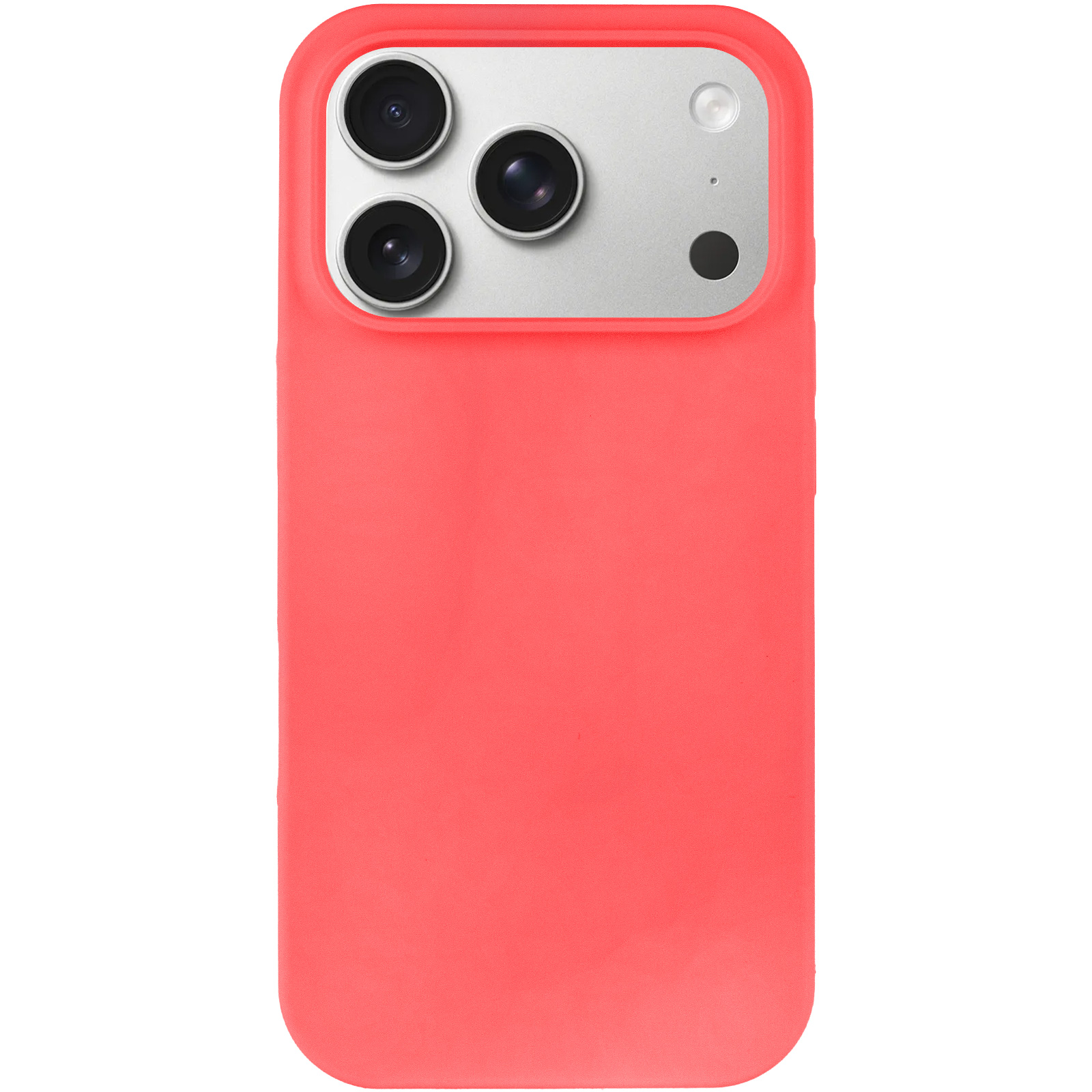 Чехол Silk Full Protective (AA) NO LOGO для Apple iPhone 17 Pro Max (6.9"), Арбузный / Watermelon red 1, Силикон, купить оптом с доставкой
