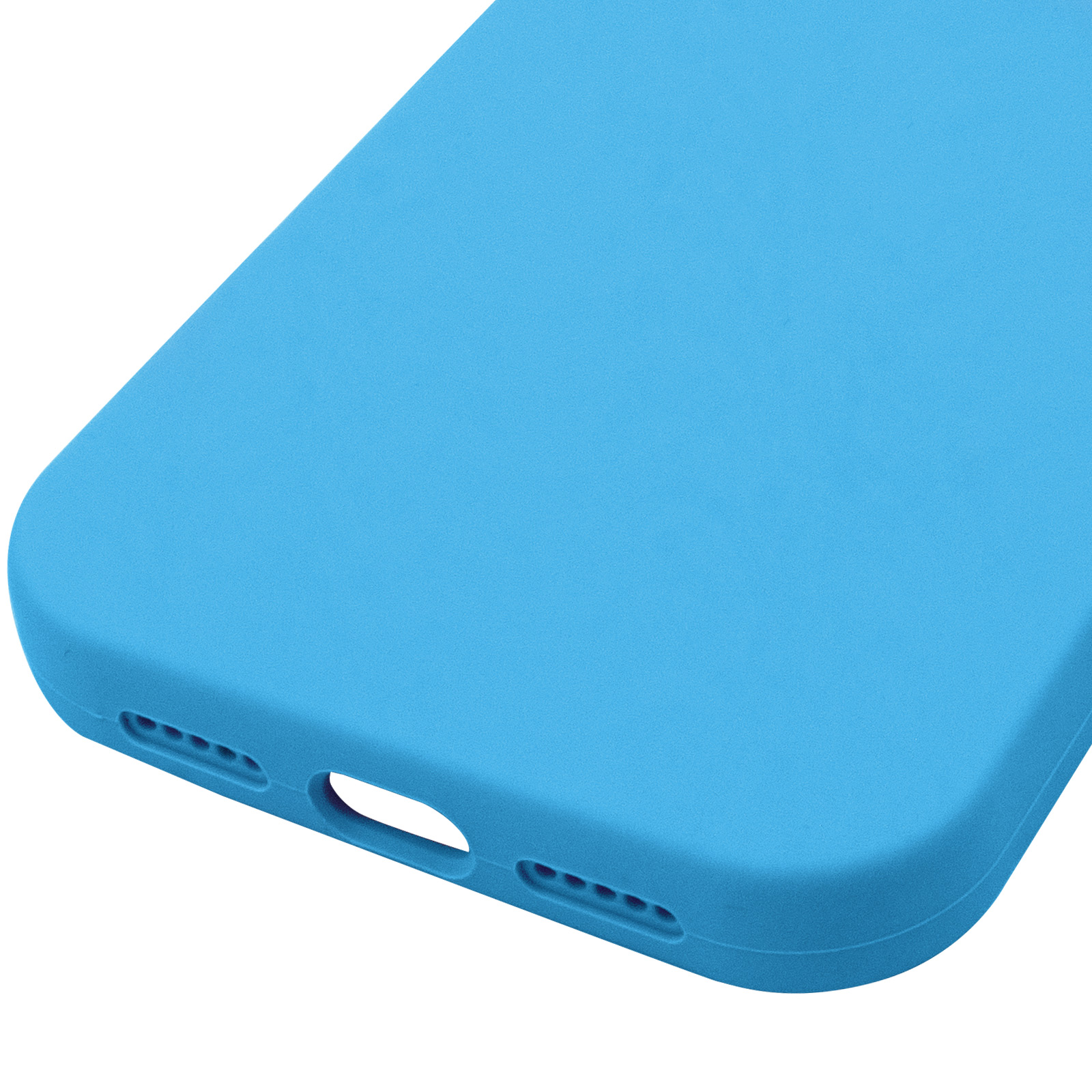 Чехол Silk Full Protective (AA) NO LOGO для Apple iPhone 17 Pro Max (6.9"), Голубой / Blue 4, Силикон, купить оптом с доставкой