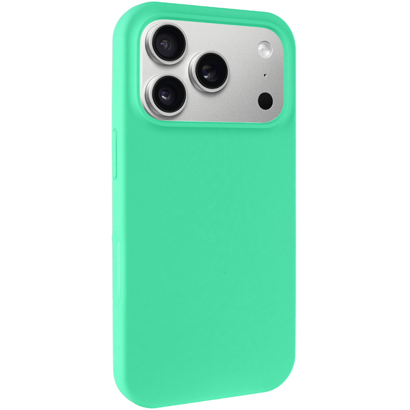 Чехол Silk Full Protective (AA) NO LOGO для Apple iPhone 17 Pro Max (6.9"), Зеленый / Spearmint, Силикон, купить оптом с доставкой