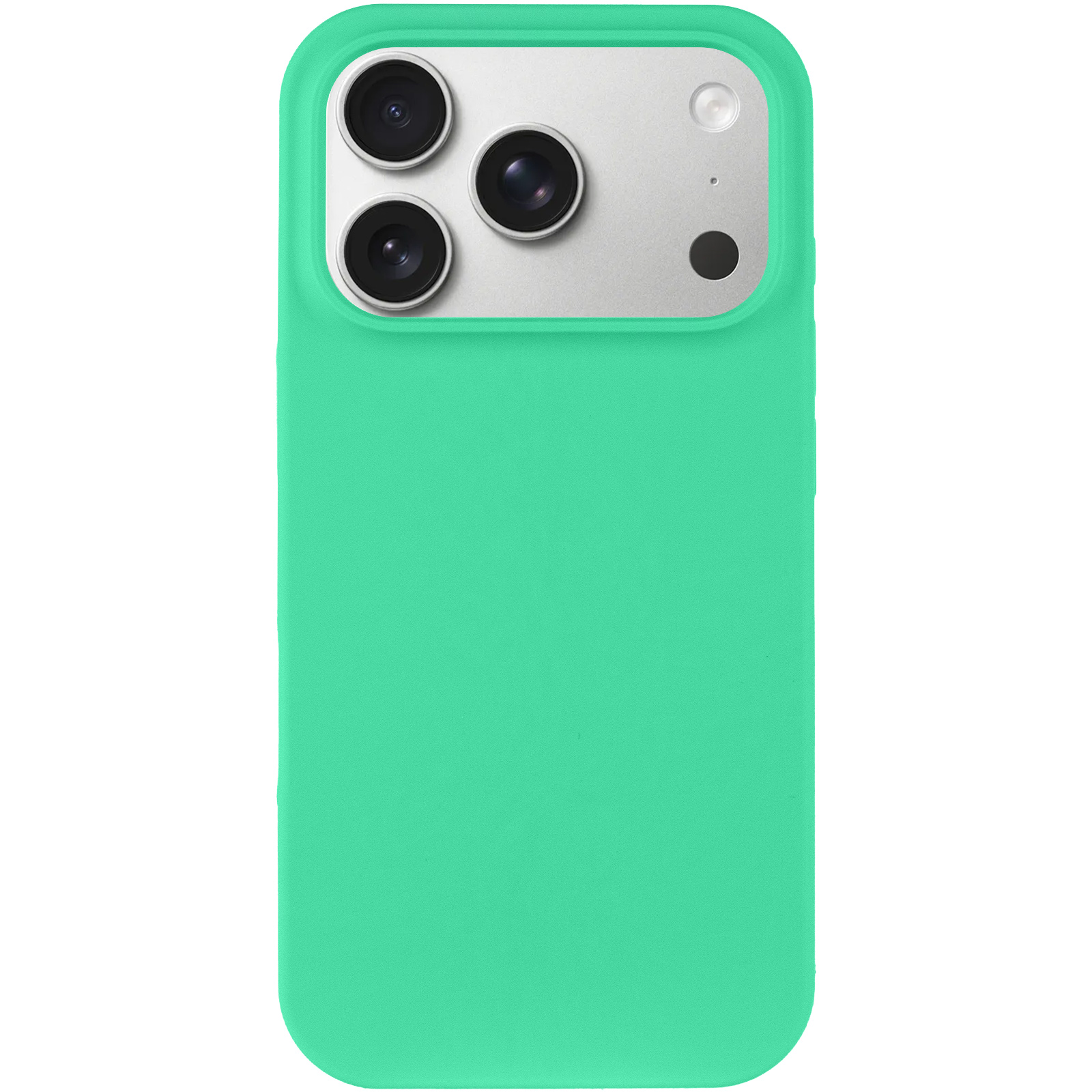 Чехол Silk Full Protective (AA) NO LOGO для Apple iPhone 17 Pro Max (6.9"), Зеленый / Spearmint 1, Силикон, купить оптом с доставкой