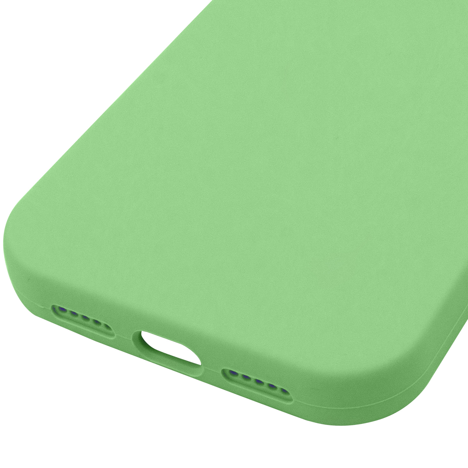 Чехол Silk Full Protective (AA) NO LOGO для Apple iPhone 17 Pro Max (6.9"), Мятный / Mint 4, Силикон, купить оптом с доставкой