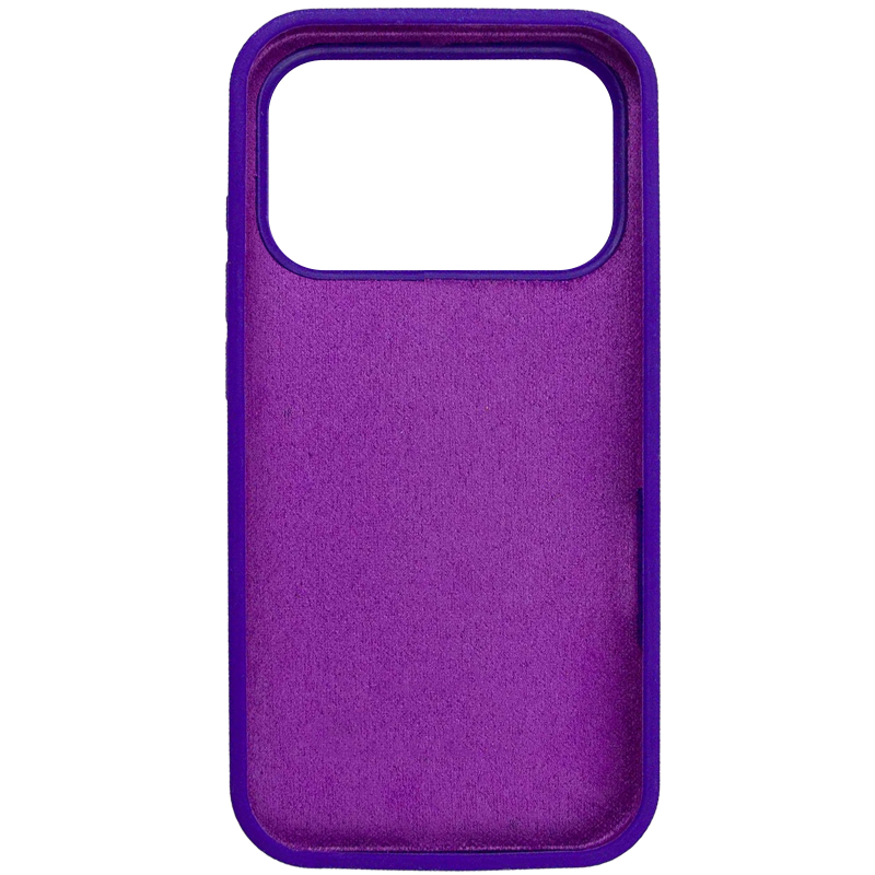 Чехол Silk Full Protective (AA) NO LOGO для Apple iPhone 17 Pro Max (6.9"), Фиолетовый / Ultra Violet 2, Силикон, купить оптом с доставкой
