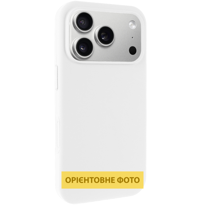 Чехол Silk Full Protective (AA) NO LOGO для Apple iPhone 18, Белый / White, Силикон, купить оптом с доставкой