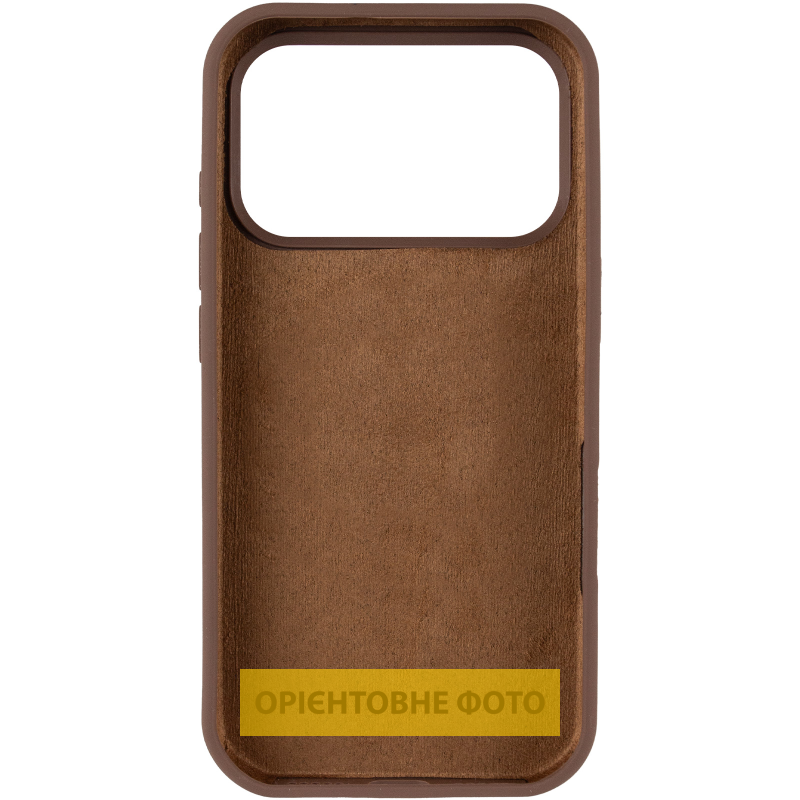 Чехол Silk Full Protective (AA) NO LOGO для Apple iPhone 18, Коричневый / Brown 2, Силикон, купить оптом с доставкой
