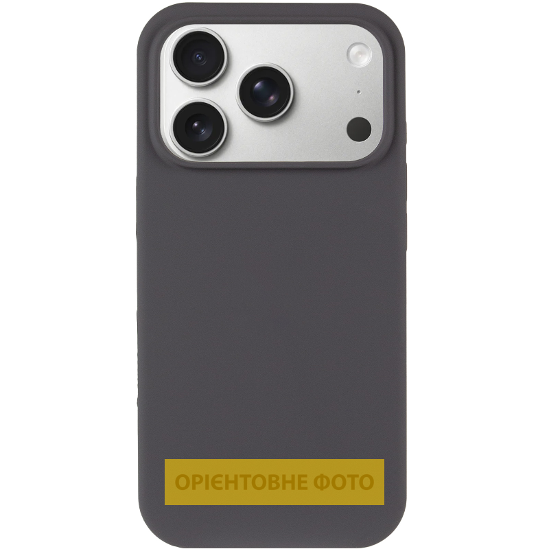 Чехол Silk Full Protective (AA) NO LOGO для Apple iPhone 18, Серый / Dark Gray 1, Силикон, купить оптом с доставкой