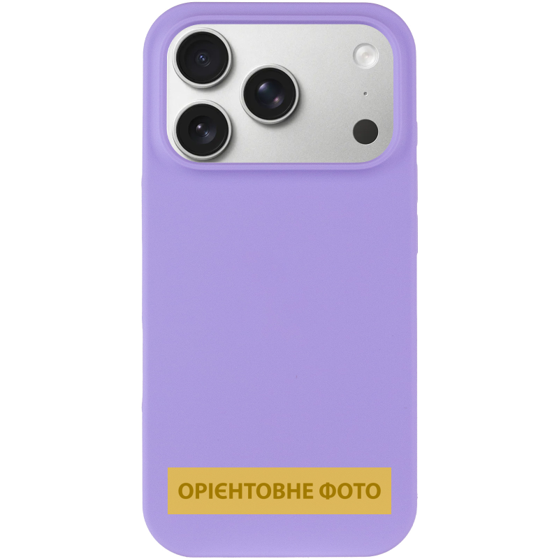 Чехол Silk Full Protective (AA) NO LOGO для Apple iPhone 18, Сиреневый / Dasheen 1, Силикон, купить оптом с доставкой