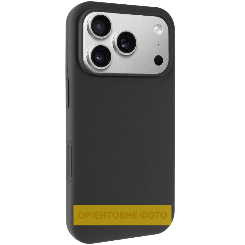 Чехол Silk Full Protective (AA) NO LOGO для Apple iPhone 18, Черный / Black, Силикон, купить оптом с доставкой