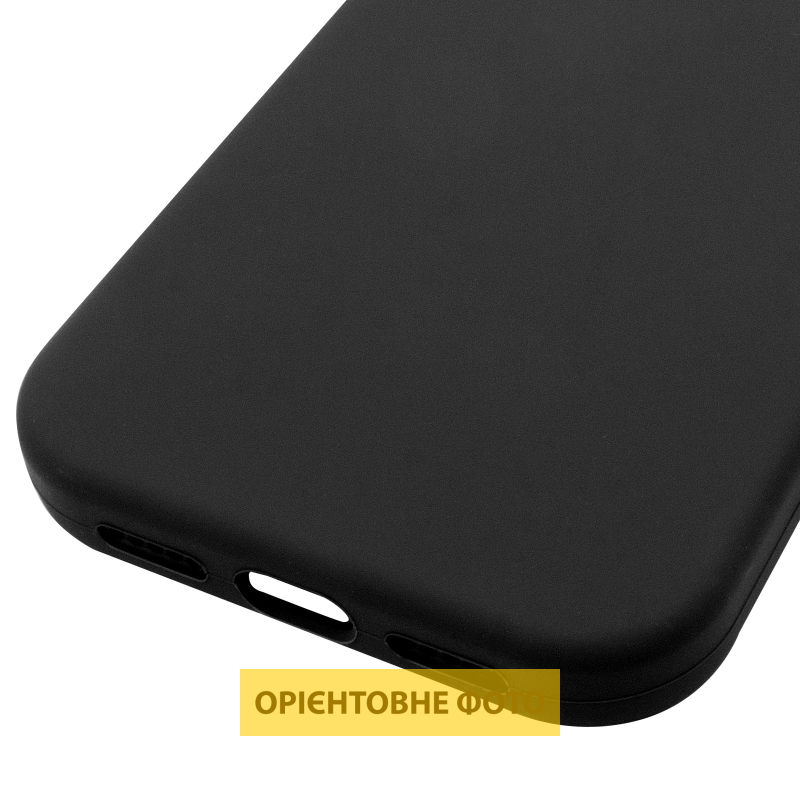 Чехол Silk Full Protective (AA) NO LOGO для Apple iPhone 18, Черный / Black 4, Силикон, купить оптом с доставкой