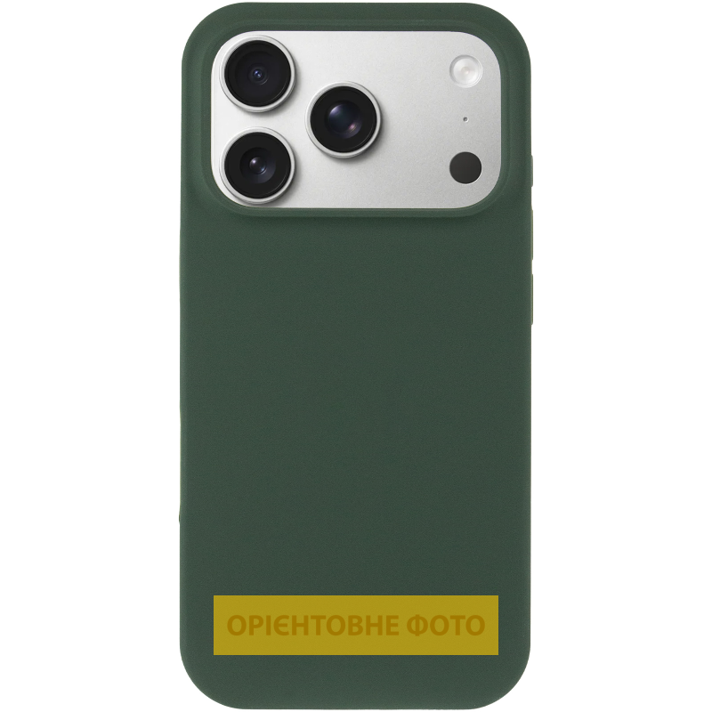 Чехол Silk Full Protective (AA) NO LOGO для Apple iPhone 18 Pro, Зеленый / Cyprus Green 1, Силикон, купить оптом с доставкой
