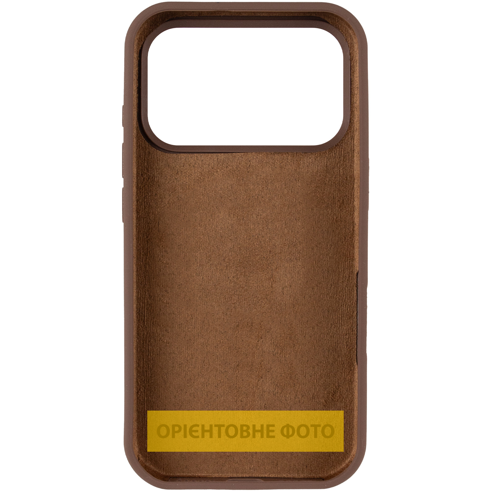 Чехол Silk Full Protective (AA) NO LOGO для Apple iPhone 18 Pro, Коричневый / Brown 2, Силикон, купить оптом с доставкой