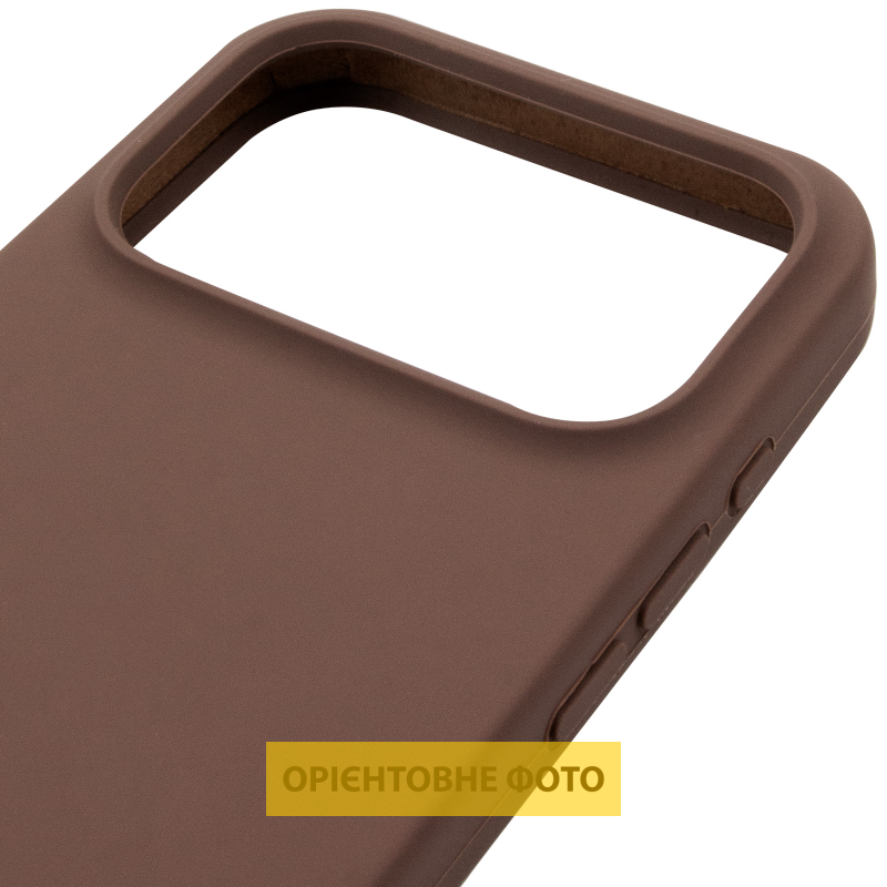 Чехол Silk Full Protective (AA) NO LOGO для Apple iPhone 18 Pro, Коричневый / Brown 3, Силикон, купить оптом с доставкой