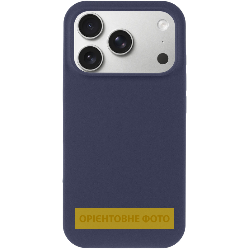 Чехол Silk Full Protective (AA) NO LOGO для Apple iPhone 18 Pro, Темно-синий / Midnight blue 1, Силикон, купить оптом с доставкой