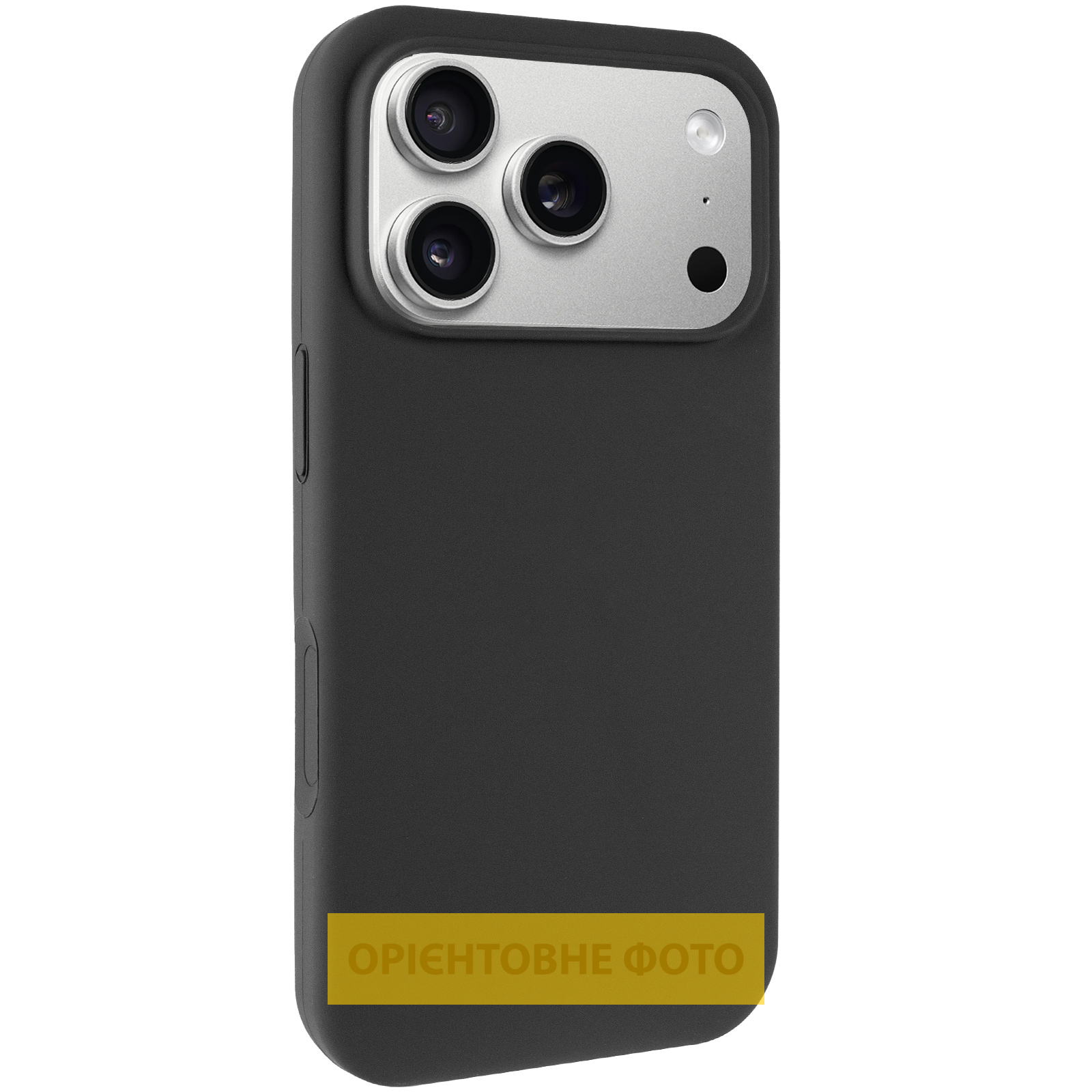 Чехол Silk Full Protective (AA) NO LOGO для Apple iPhone 18 Pro, Черный / Black, Силикон, купить оптом с доставкой