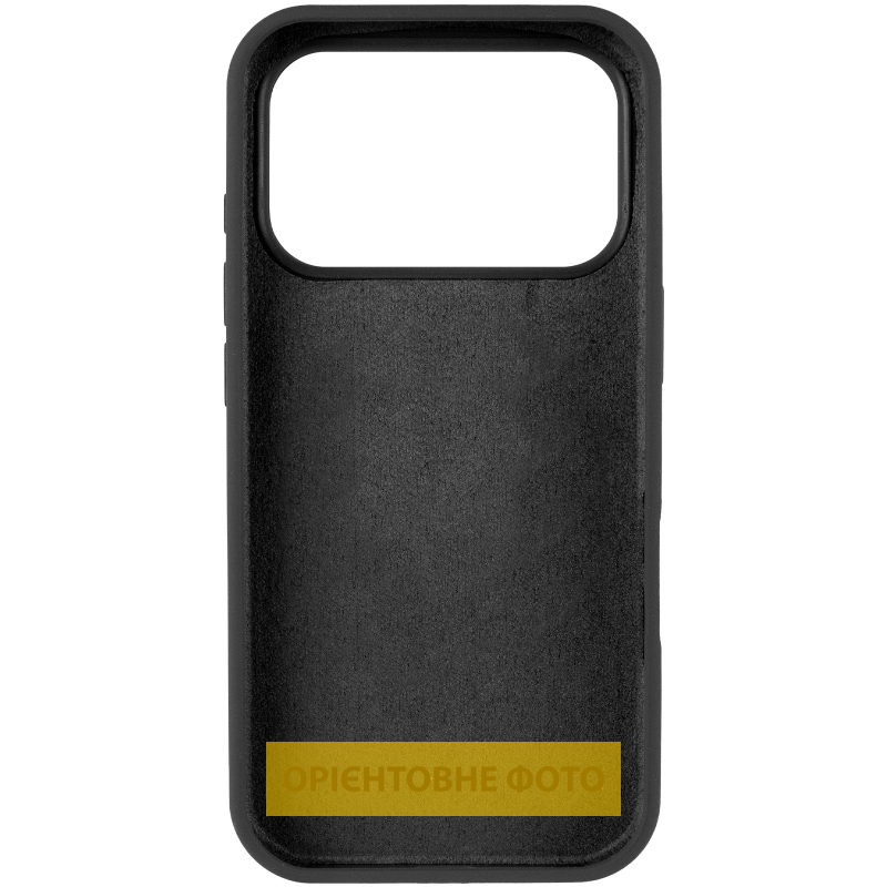 Чехол Silk Full Protective (AA) NO LOGO для Apple iPhone 18 Pro, Черный / Black 2, Силикон, купить оптом с доставкой