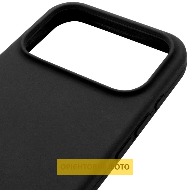 Чехол Silk Full Protective (AA) NO LOGO для Apple iPhone 18 Pro, Черный / Black 3, Силикон, купить оптом с доставкой