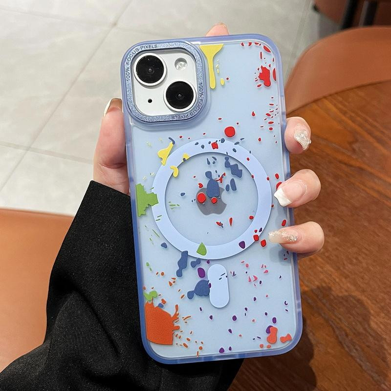 Чехол TPU+PC Flush with MagSafe для Apple iPhone 14 (6.1) в дизайне: на картинке №5