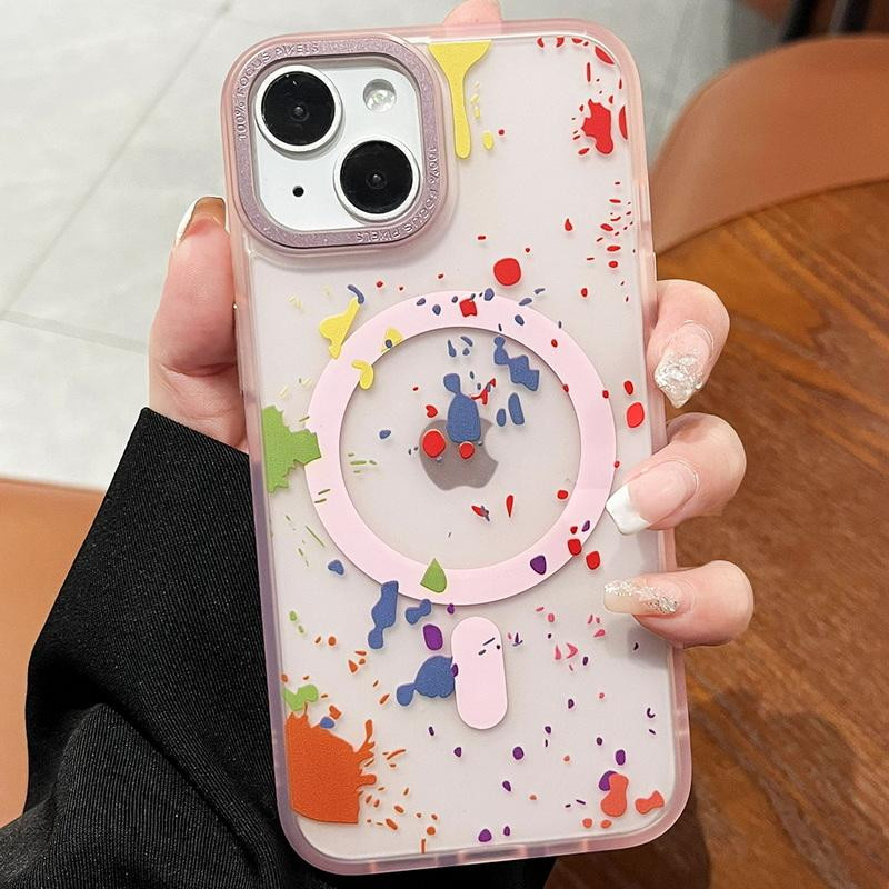 Чехол TPU+PC Flush with MagSafe для Apple iPhone 15 (6.1) в дизайне: на картинке №2