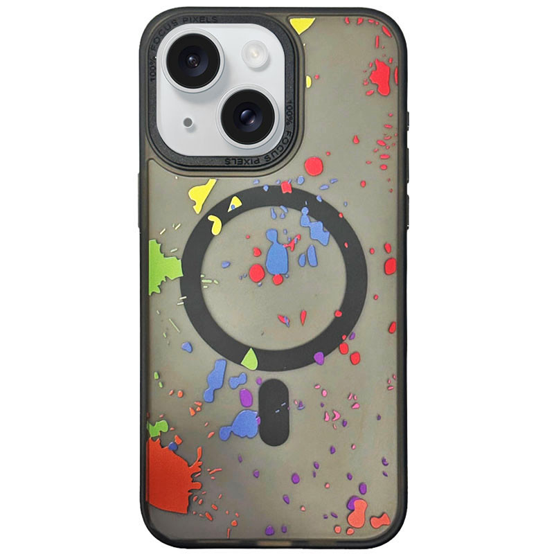 Чехол TPU+PC Flush with MagSafe для Apple iPhone 15 (6.1) в дизайне: на картинке №1