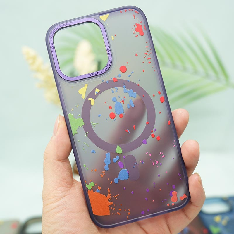 Чохол TPU+PC Flush with MagSafe для Apple iPhone 15 Pro (6.1) у дизайні: на малюнкі №3