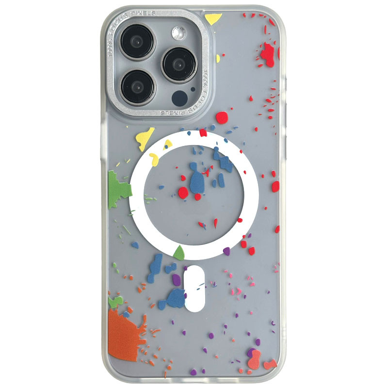 Чехол TPU+PC Flush with MagSafe для Apple iPhone 15 Pro (6.1) в дизайне: на картинке №1