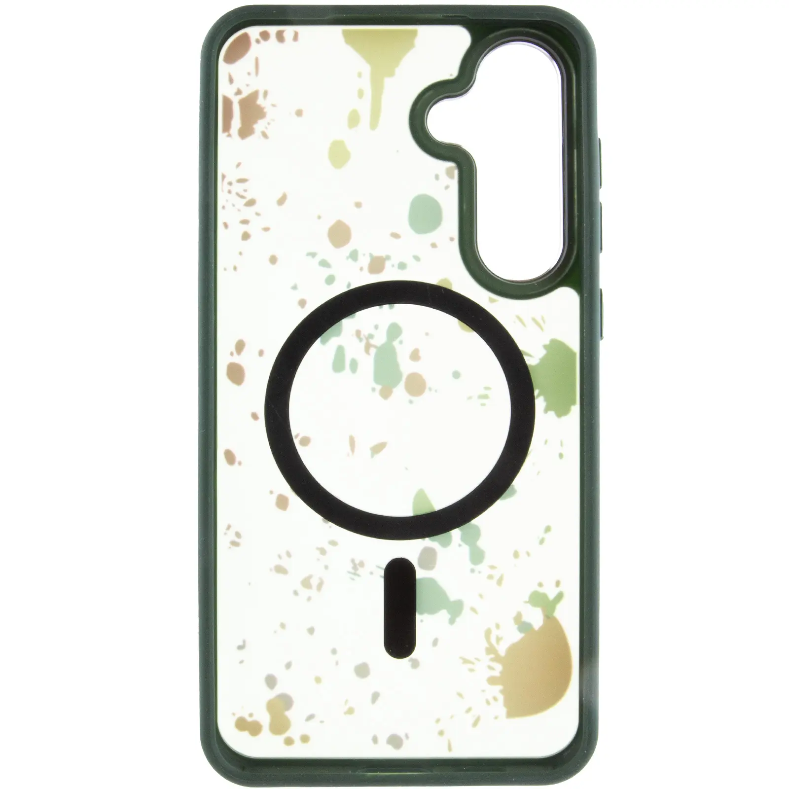 Чехол TPU+PC Flush with Magnetic Fit для Samsung Galaxy S24 / S25, Dark green 2, TPU+PC, купить оптом с доставкой