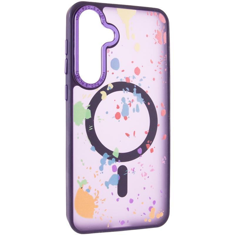 Чохол TPU+PC Flush with MagSafe для Samsung Galaxy S24 у дизайні: на малюнкі №1