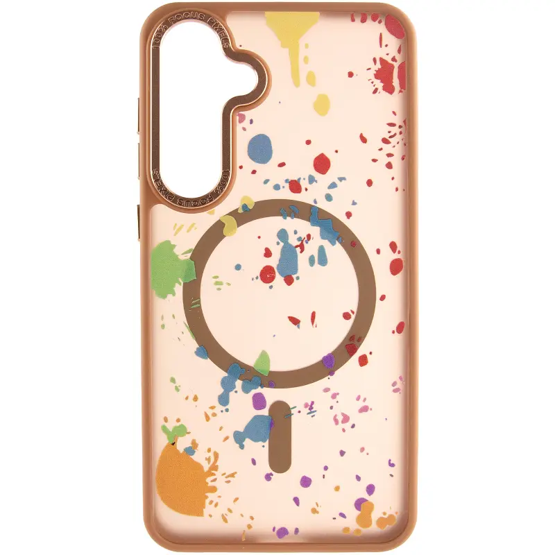 Чехол TPU+PC Flush with Magnetic Fit для Samsung Galaxy S24 / S25, Desert gold 1, TPU+PC, купить оптом с доставкой
