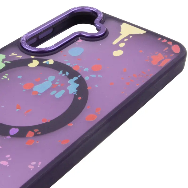 Чехол TPU+PC Flush with Magnetic Fit для Samsung Galaxy S24+ / S25+, Dark purple 3, TPU+PC, купить оптом с доставкой