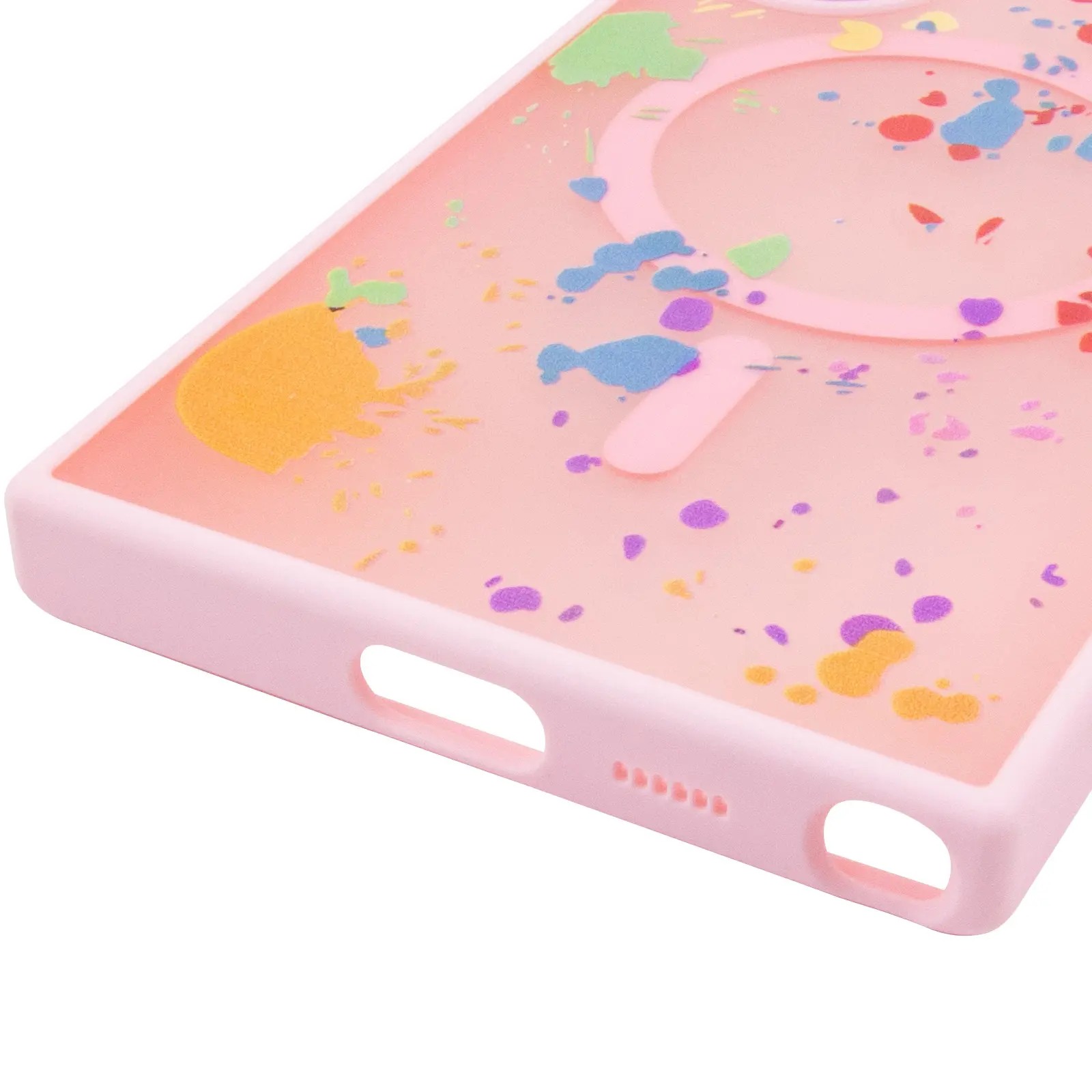 Чехол TPU+PC Flush with Magnetic Fit для Samsung Galaxy S24 Ultra, Baby pink 4, TPU+PC, купить оптом с доставкой
