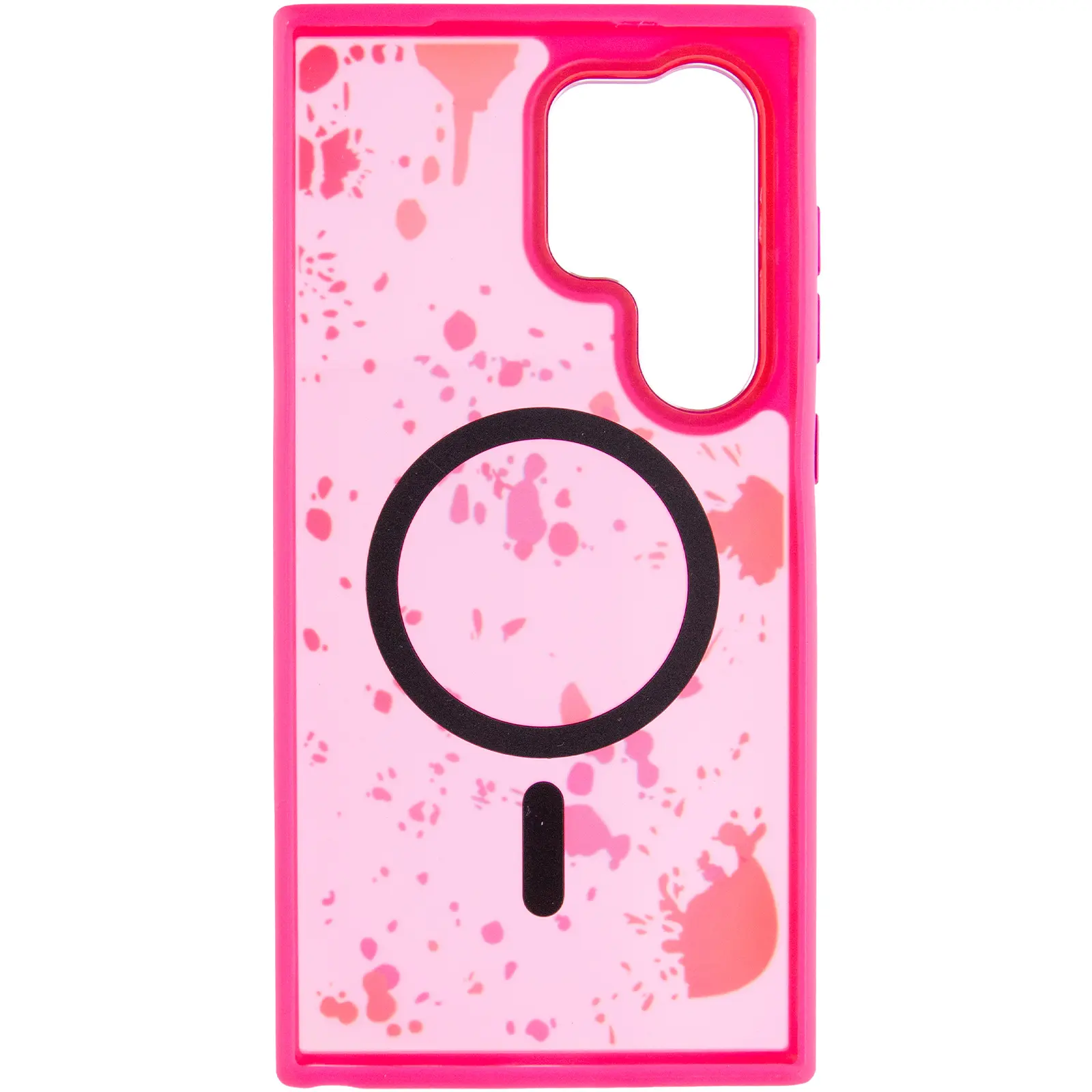 Чехол TPU+PC Flush with Magnetic Fit для Samsung Galaxy S24 Ultra, Barbie Pink 2, TPU+PC, купить оптом с доставкой