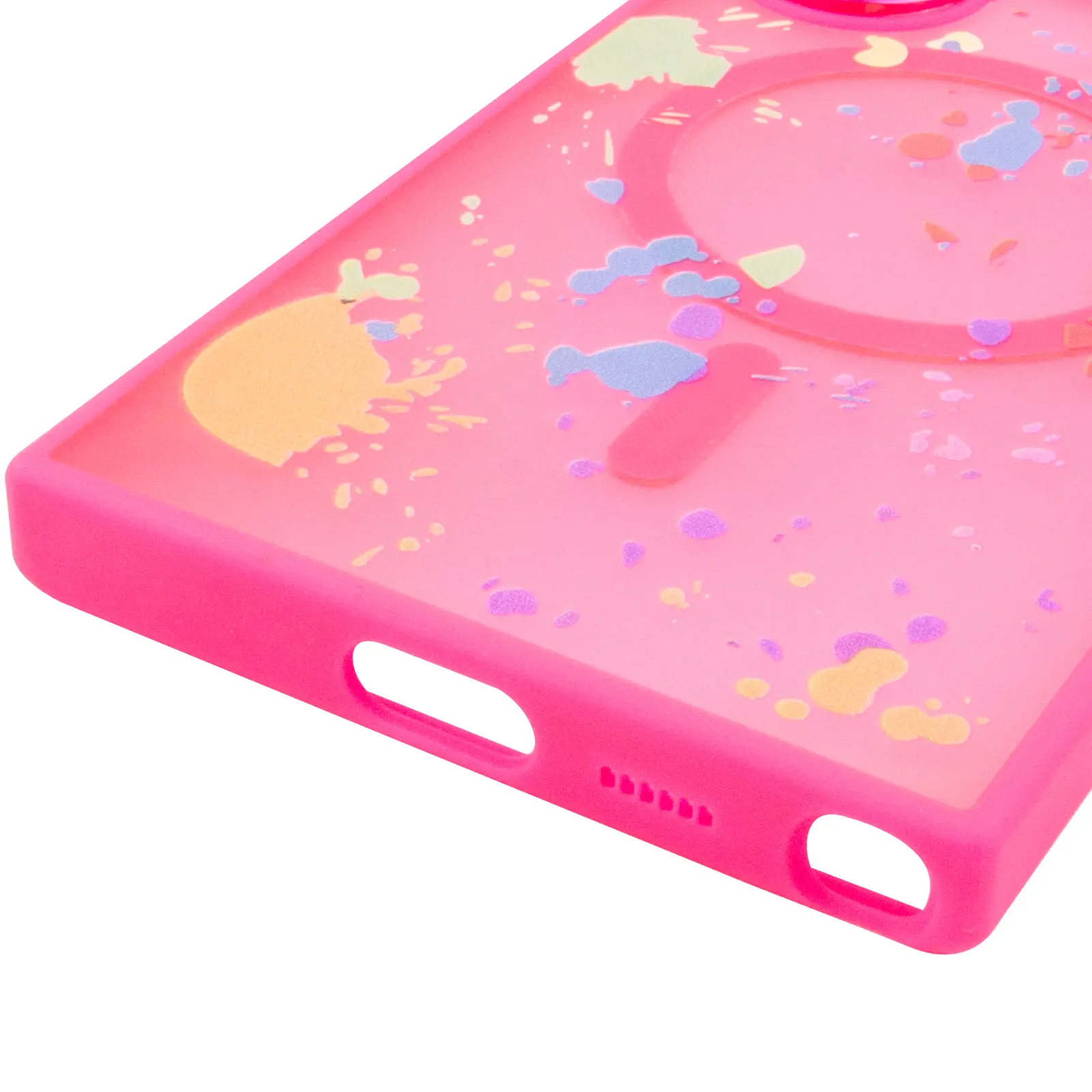 Чехол TPU+PC Flush with Magnetic Fit для Samsung Galaxy S24 Ultra, Barbie Pink 4, TPU+PC, купить оптом с доставкой